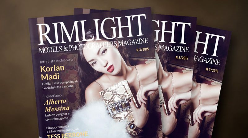 Cover RIMLIGHT Models & Photographers Magazine n. 3/2015