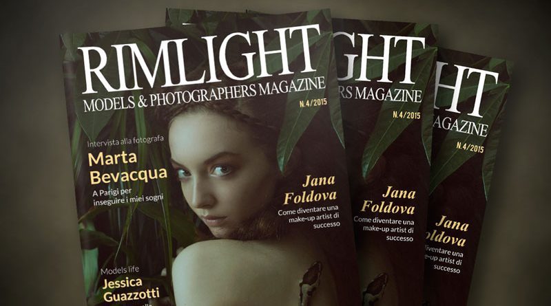 Cover RIMLIGHT Models & Photographers Magazine n. 4/2015