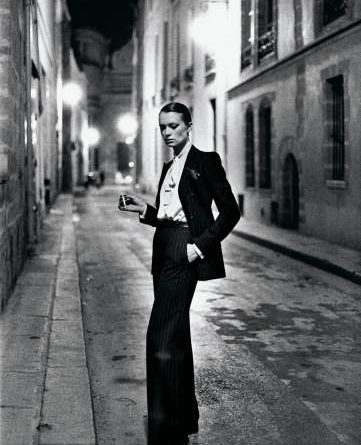 Rue Aubriot, French Vogue from the series White Women Paris 1975 © Helmut Newton Estate