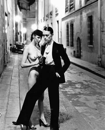 Rue Aubriot from the series White Women Paris 1975 © Helmut Newton Estate