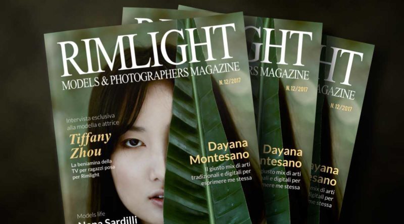 Cover RIMLIGHT Models & Photographers Magazine - N. 12/2017